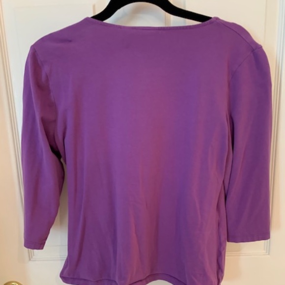 Purple Ruched Top by Chico's - Picture 8 of 9